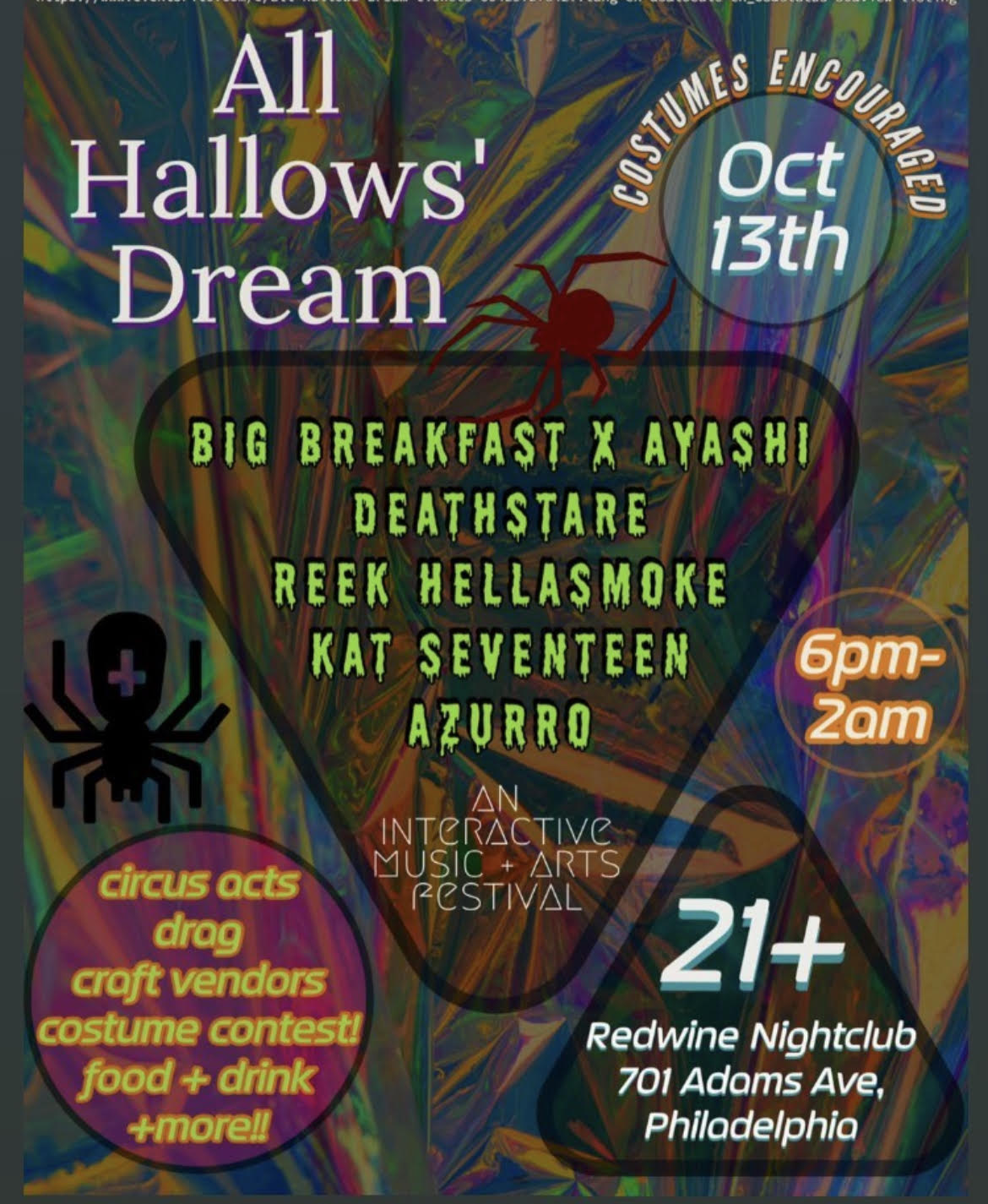Join us for All Hallows’ Dream: Your Ultimate Halloween Extravaganza!
